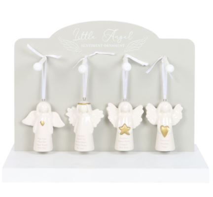 ANGEL SENTIMENT ORNAMENTS