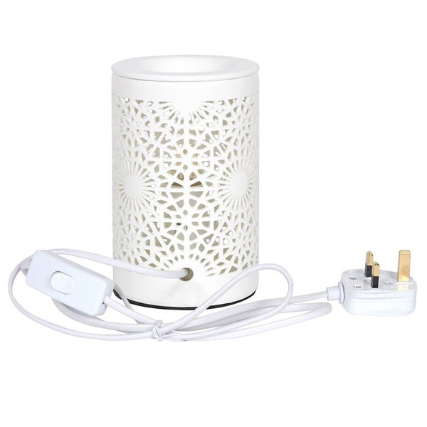 LACE CUT, CIRCLE CUT, DAMASK OUT ELECTRIC OIL BURNER